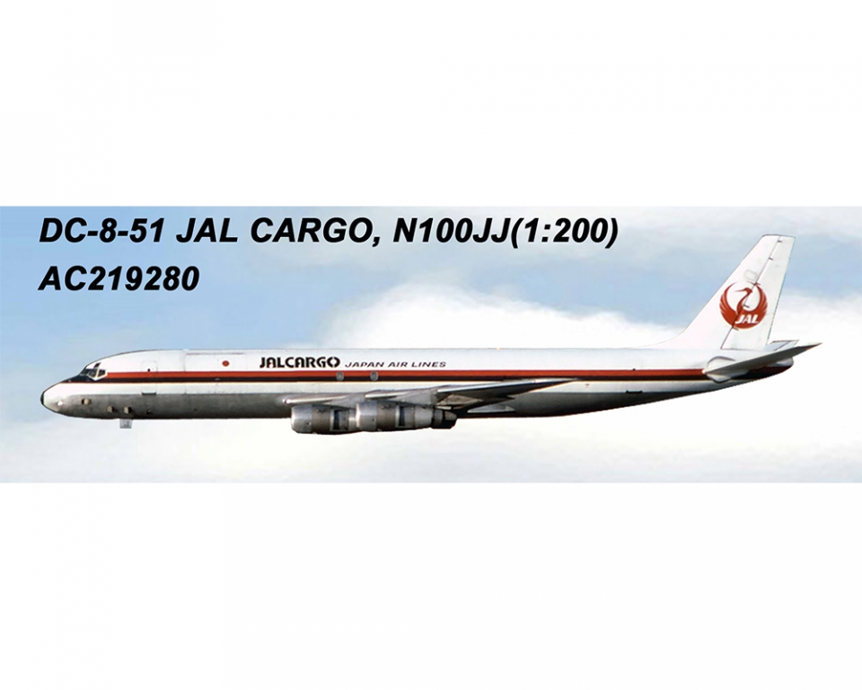 www.JetCollector.com: AEROCLASSICS JAL CARGO DC-8-50 N100JJ 1:200 