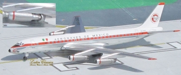 Aeronaves de Mexico DC-8-21 XA-XAX 1:400 Scale Aeroclassics ACAMX0416