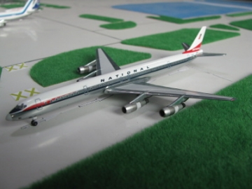Aeroclassics NATIONAL Airlines O/C DC-8-61 N45090 1:400 Scale ACNAT0512