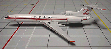 Tarom TU-154B2 YR-TPA 1:400 Scale Aeroclassics  ACROT18196