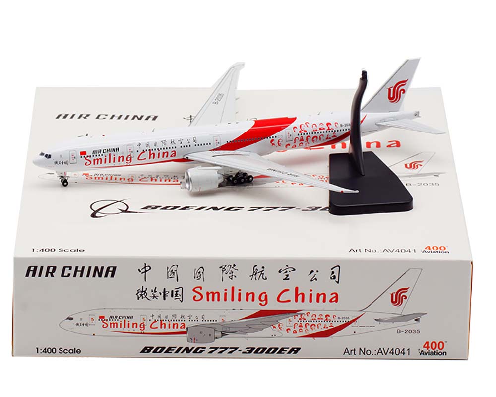 Air China Smiling China B777-300ER 1:400 Scale Aviation400 AV4041