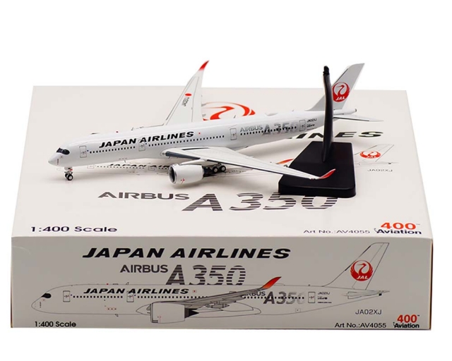 www.JetCollector.com: JAL Silver AIRBUS A350-900 1:400 Scale