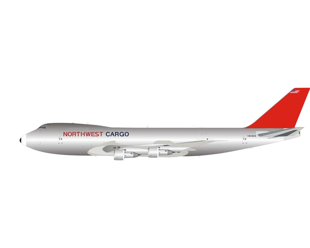 Www.JetCollector.com: INFLIGHT NORTHWEST CARGO B747-200 W/Stand N618US ...