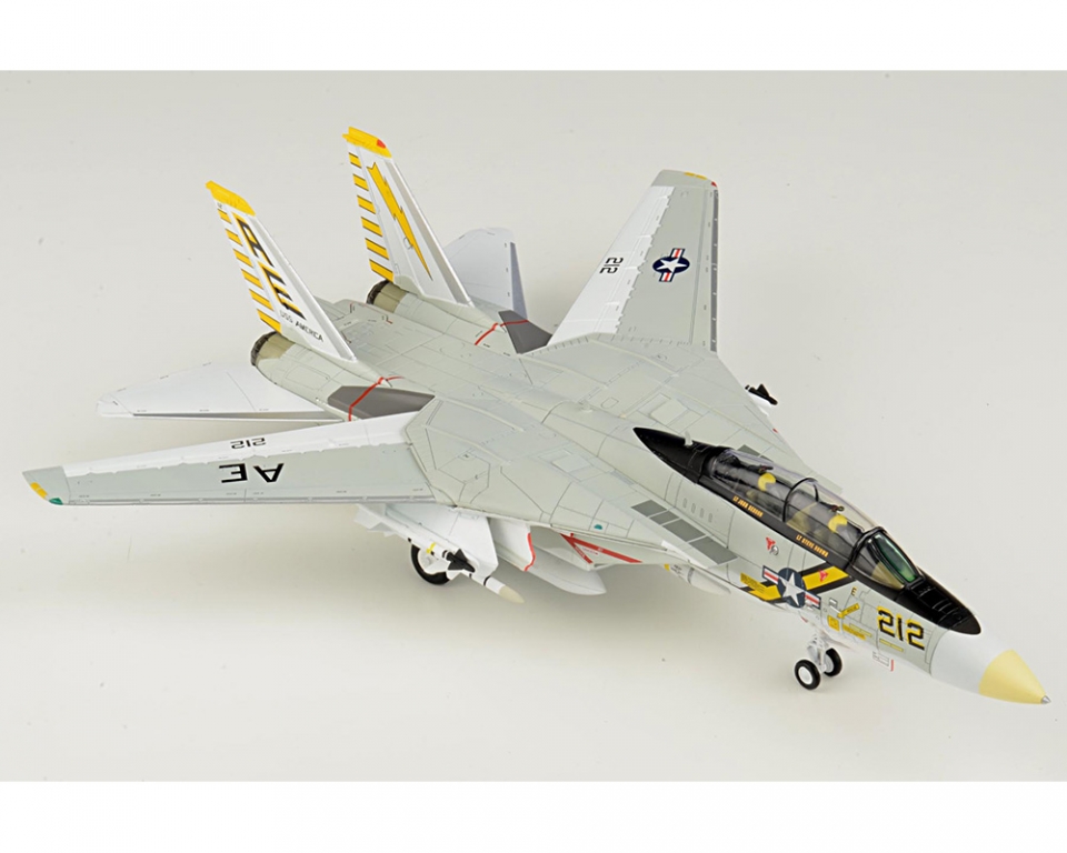 Premium Hobbies F-14A VF-142 Ghostriders 1:72 Model Airplane 125V BOX  DAMAGE