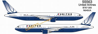 www.JetCollector.com: United Airlines New Livery B767-300