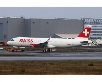 JC WINGS SWISS A320neo w/Stand HB-JDB 1:200 Scale EW232N002