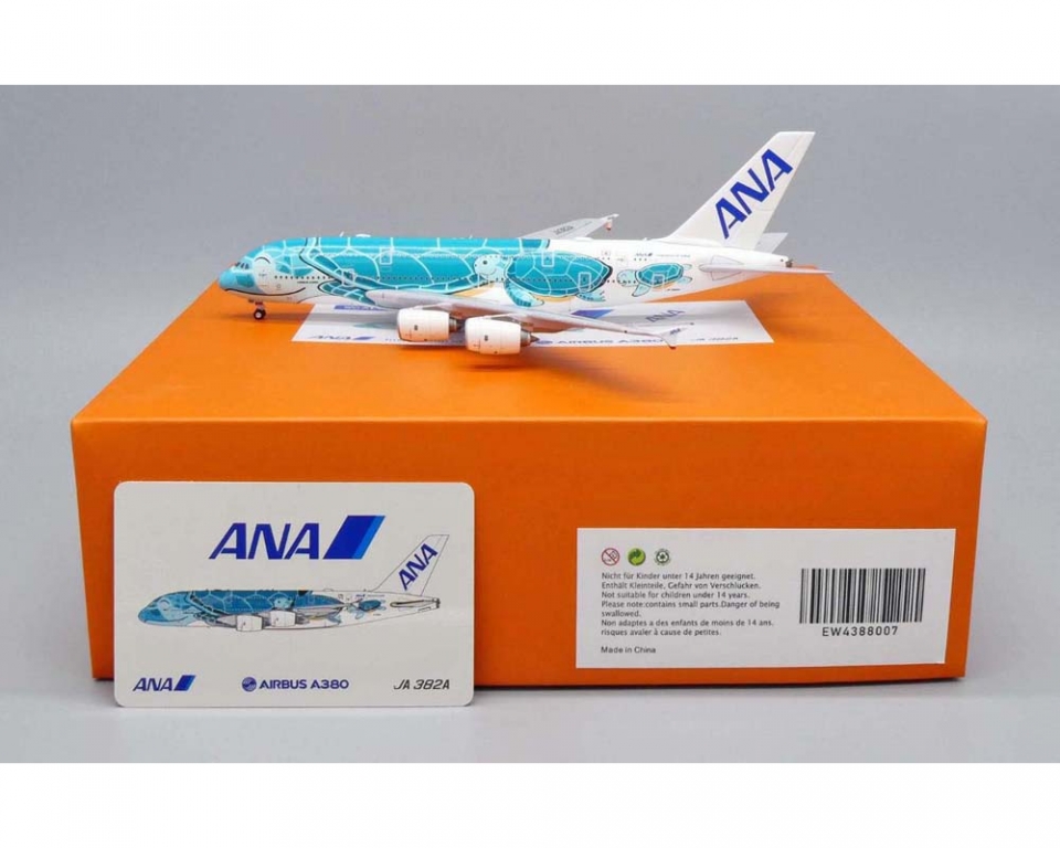 ANA - All Nippon A380 Flying Honu - Kai Livery JA382A 1:400 Scale JC WINGS  EW4388007