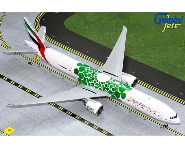 www.JetCollector.com: Emirates B777-300ER Green Expo 2020 A6-EPU 1