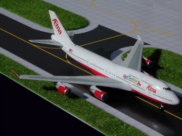 Aetna B747-400 "Club Model" 1:400 GeminiJets GJAETNA747