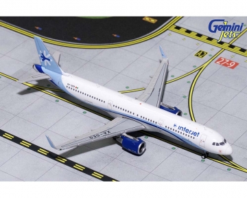 Interjet A321 XA-GEO 1:400 GeminiJets GJAIJ1703