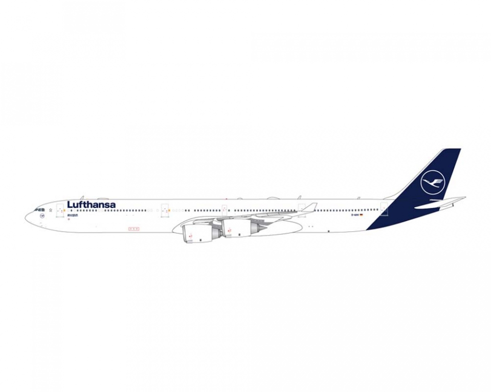 GEMINIJETS LUFTHANSA Airbus A340-600 NEW LIVERY D-AIHI 1:400 Scale GJDLH1830