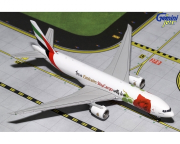 Emirates Sky Cargo B777F "With Love" A6-EFL 1:400 GeminiJets GJUAE1662