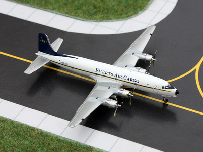 Everts Air Cargo DC-6 N100CE 1:400 GeminiJets GJVTS1151