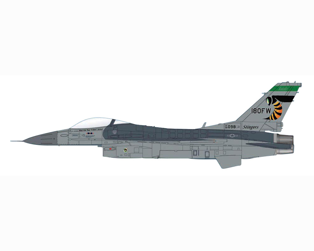 www.JetCollector.com: USAF F-16C Fighting Falcon 180th FW, 112th