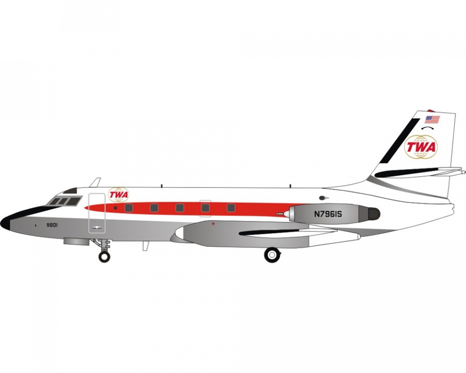 TWA 727-200 N64323 1:400 Scale – Airline Employee Shop