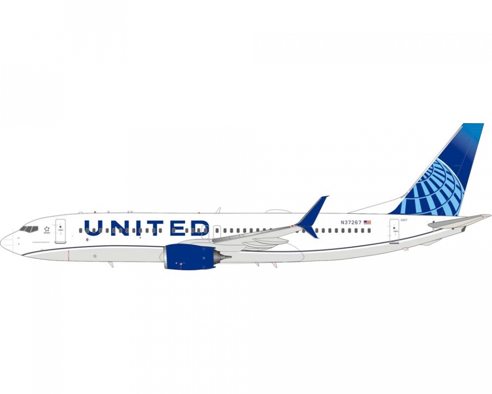 United Airlines B737-824 New Colors N37267 w/stand 1:200 Inflight