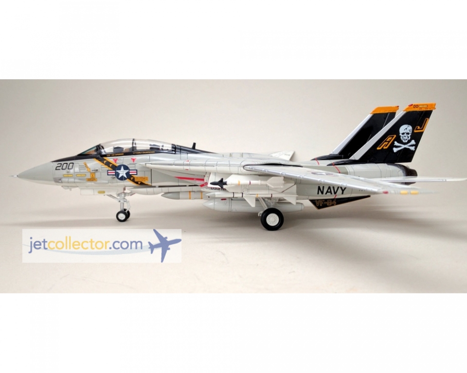 www.JetCollector.com: USN F-14A Tomcat Jolly Rogers, AJ200 USS