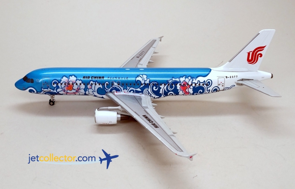 JC Wings Air China Blue Mudan A320-200 B-2377 1:200 Scale JC2CCA022