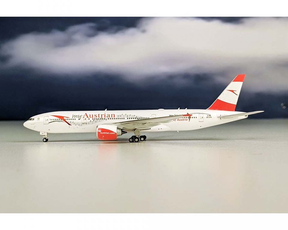 PHOENIX AUSTRIAN AIRLINES B777-200 My Sound of Austria OE-LPD 1:400 Scale  PH4AUA1882