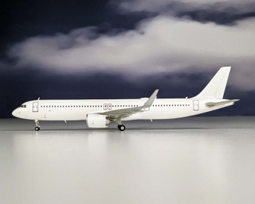Blank Airbus A321neo w/Stand 1:200 Scale JC Wings WHTBK1017