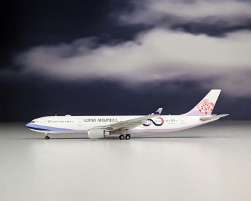 JC WINGS CHINA AIRLINES A330-300 60TH ANNIVERSARY B-18317 1:400 Scale JC4CAL182