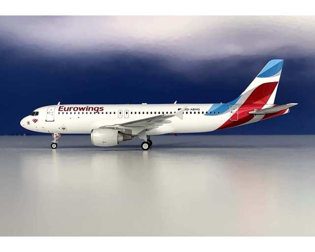 JFOX EUROWINGS Airbus A320 w/stand D-ABHG 1:200 Scale JF-A320-018