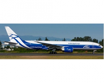 Air Bridge Cargo B777-200LRF w/Stand VQ-BAO 1:200 JC Wings JC2ABW0054