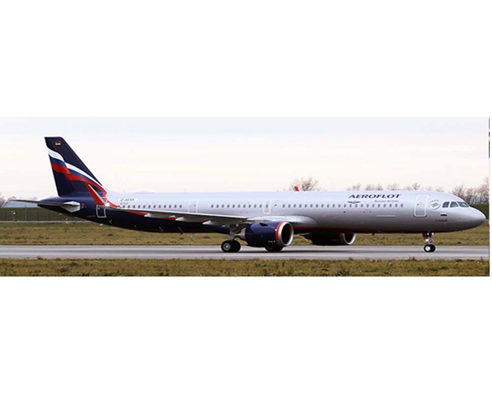www.JetCollector.com: Aeroflot A321neo w/Stand VP-BPP 1:200 Scale