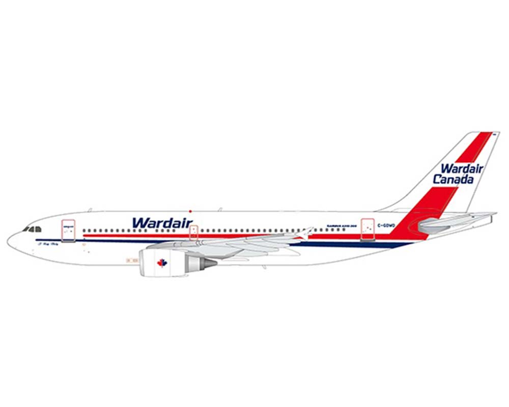 www.JetCollector.com: Wardair Airbus A310 C-GDWD 1:200 Scale JC