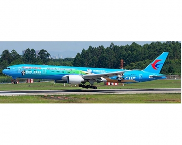 China Eastern B777-300ER CIIE Livery, Flaps B-2002 1:400 Scale JC Wings JC4CES461A