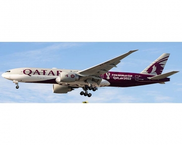 Qatar Boeing B777-200LR World Cup, Flaps A7-BBI 1:400 Scale JC Wings JC4QTR0011A