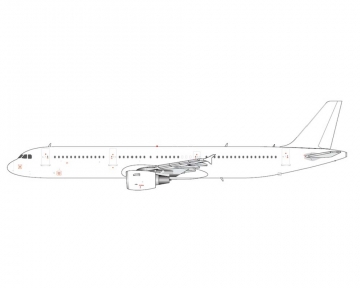 Blank Airbus A321 w/CFM engines 1:400 Scale JC Wings JC4WHT2031