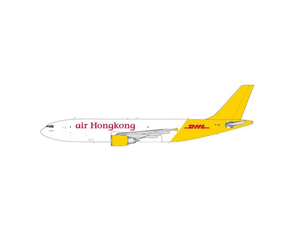 HOT本物保証エアホンコン DHL A300-600F 1/200 Lysia オフィシャル モデル Air Hong Kong B-LDH 民間航空機