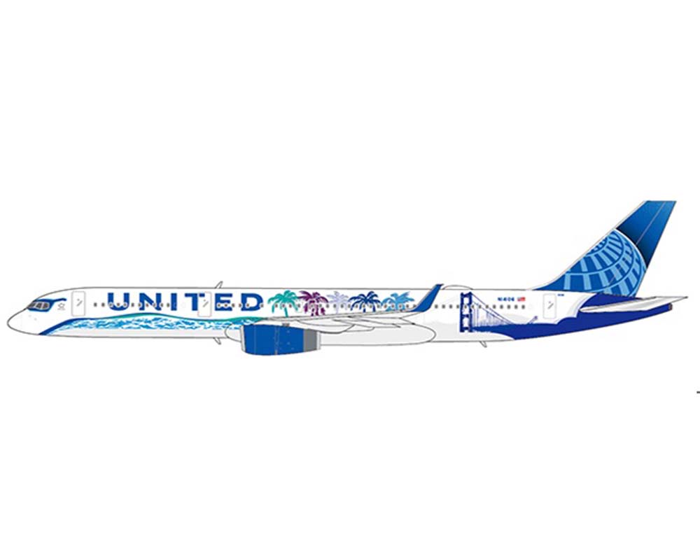 United Airlines California Her Art B757-200 N14106 1:200 JC Wings LH2UAL268