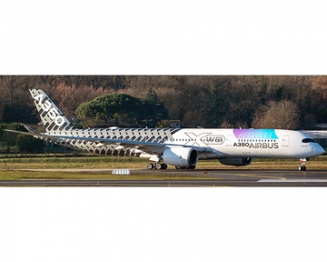 Airbus House Colors A350-900 Flaps F-WWCF 1:400 JC Wings LH4AIR228A