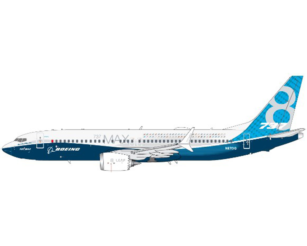 Boeing B737 8max House Livery N8701q