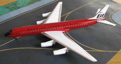 AeroClassics 1 400 Braniff Int DC-8 RED 【正規逆輸入品】 - 航空機 