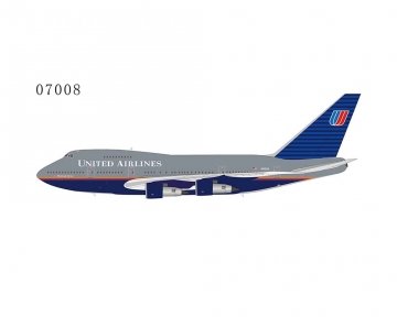 UNITED AIRLINES "Battleship" livery Boeing B747SP N145UA 1:400 Scale NG NG07008