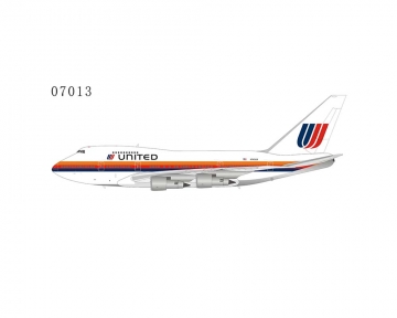 United Airlines Saul Bass livery Boeing B747SP N140UA 1:400 Scale NG NG07013