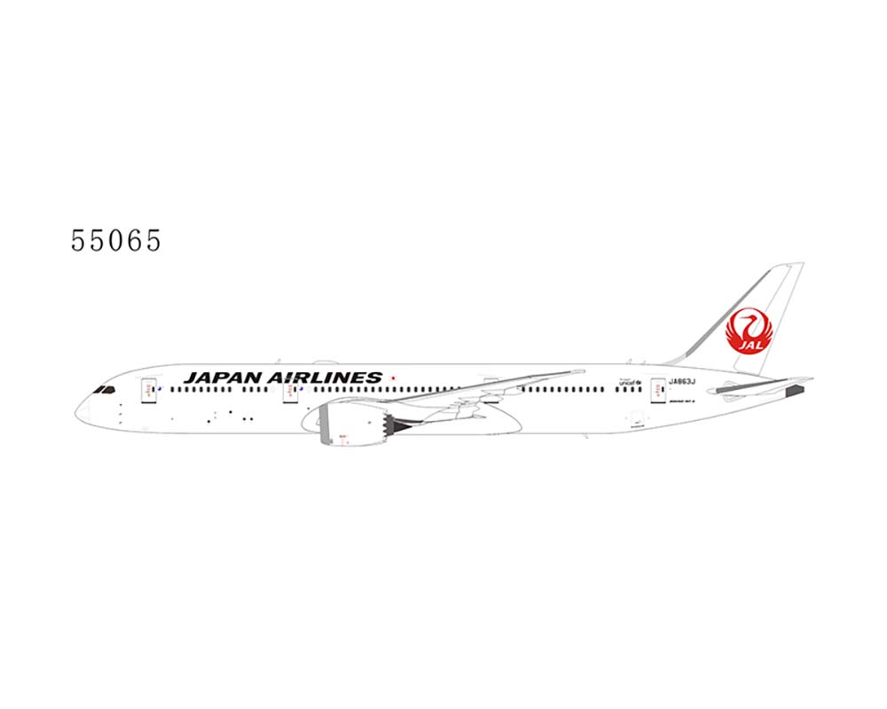 JAL Boeing B787-9 JA863J 1:400 Scale NG - www.JetCollector.com