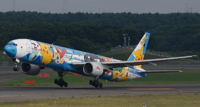 ANA B777-300 JA754A Pokemon 2011 Peace Jet