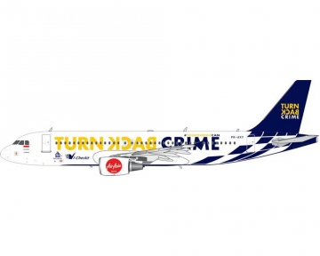 PHOENIX INDONESIA AIR ASIA A320-200 TURN KCAB CRIME PK-AXY 1:400 Scale PH4AWQ1594