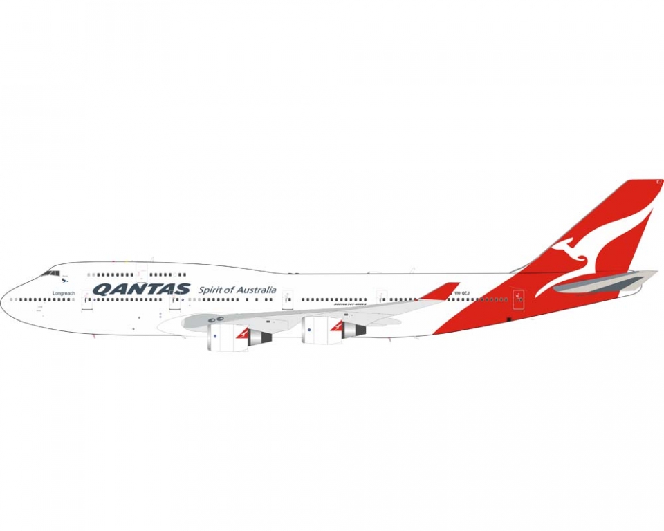 QANTAS B747-400 - 航空機