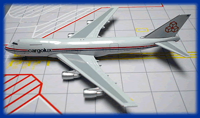 Cargolux B747-200F 'Grey' 1:500 Scale